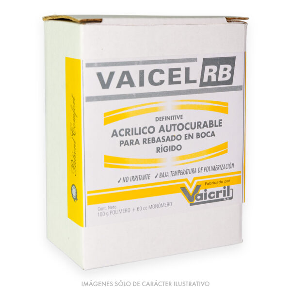 Acrílico Rebasado en Boca Rígido Definitivo Vaicel - Imagen 1