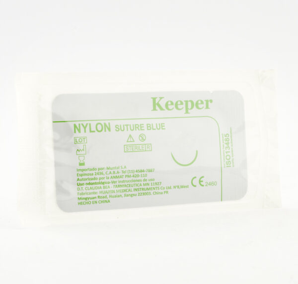 Aguja Sutura Nylon Punta Triangular Keeper - Imagen 1