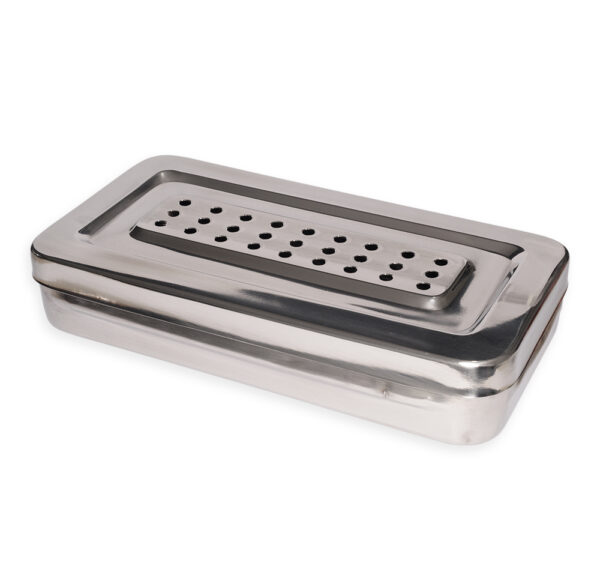 Caja de Acero Inoxidable Perforada GDK - Imagen 1